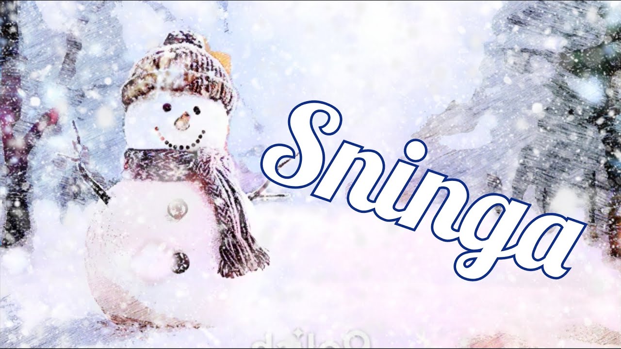 ☃️ Kalėdinės dainos vaikams - ❄️Sninga❄️ I EasyKids✨️