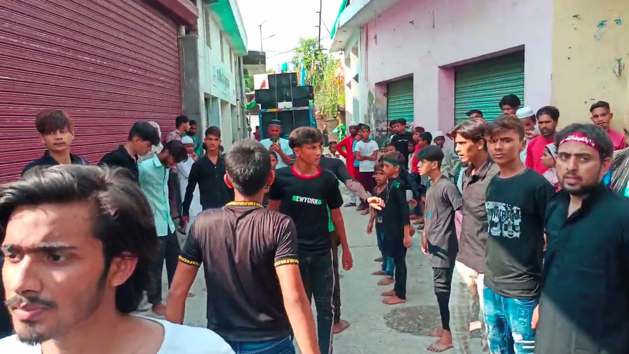 Hamare dil ki shada hai Hussain zindabad 7 Muharram julus mirzapur pole 2022