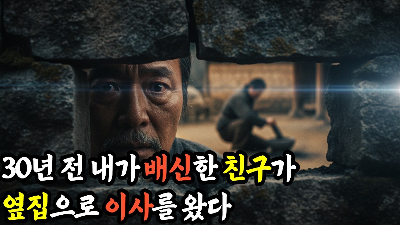30년 전 내가 배신한 친구가... 옆집으로 이사를 왔다