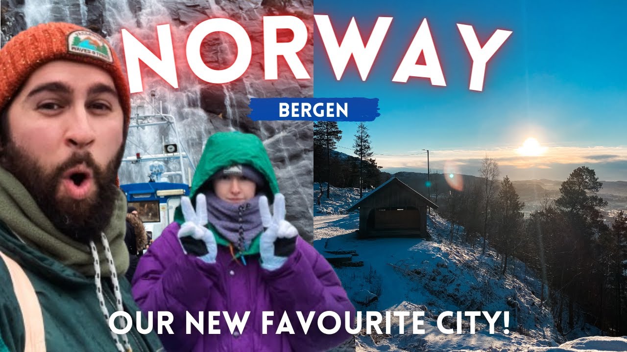 Europe&rsquo;s most SCENIC train ride and STUNNING fjord cruise! We fell in LOVE with Bergen! 🇳🇴🚂⛴️