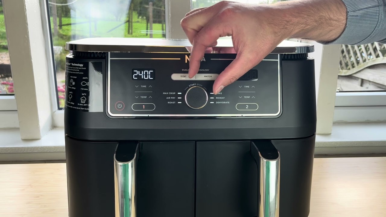 How to use a Ninja Air Fryer 9.5L Dual Zone Max | Two Drawers | Ninja Foodi Air Fryers | AF400UK