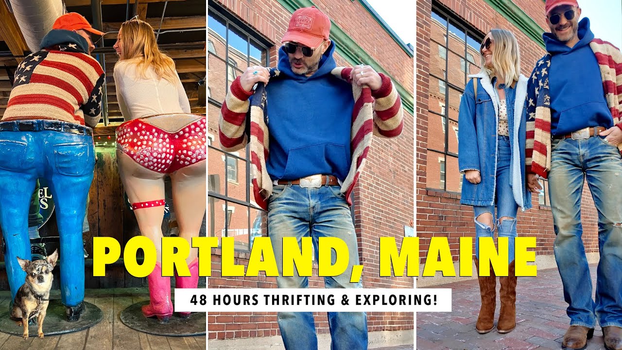 48 Hours in Portland, Maine! (thrifting & exploring)