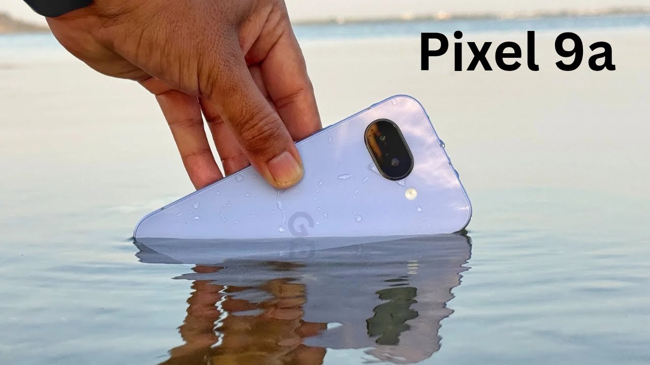 Google Pixel 9a Water test | IP68 Water resistant