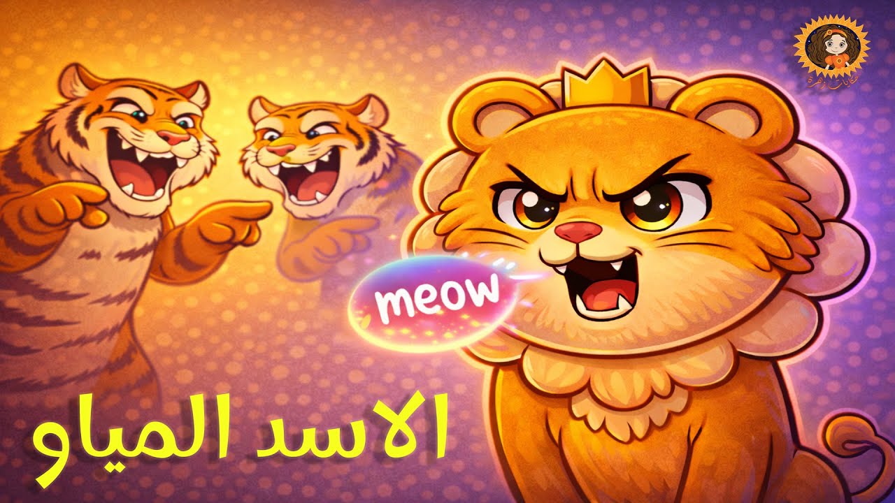 قصة رامبو الأسد الشجاع … زئيره طلع نونوة  | حدوتة قبل النوم مضحكة