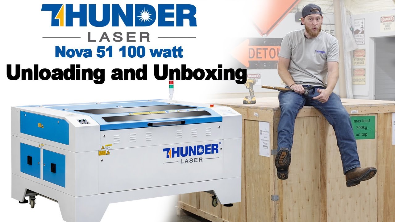 Thunder Laser Nova 51 Unloading and Unboxing ll My Initial Opinion