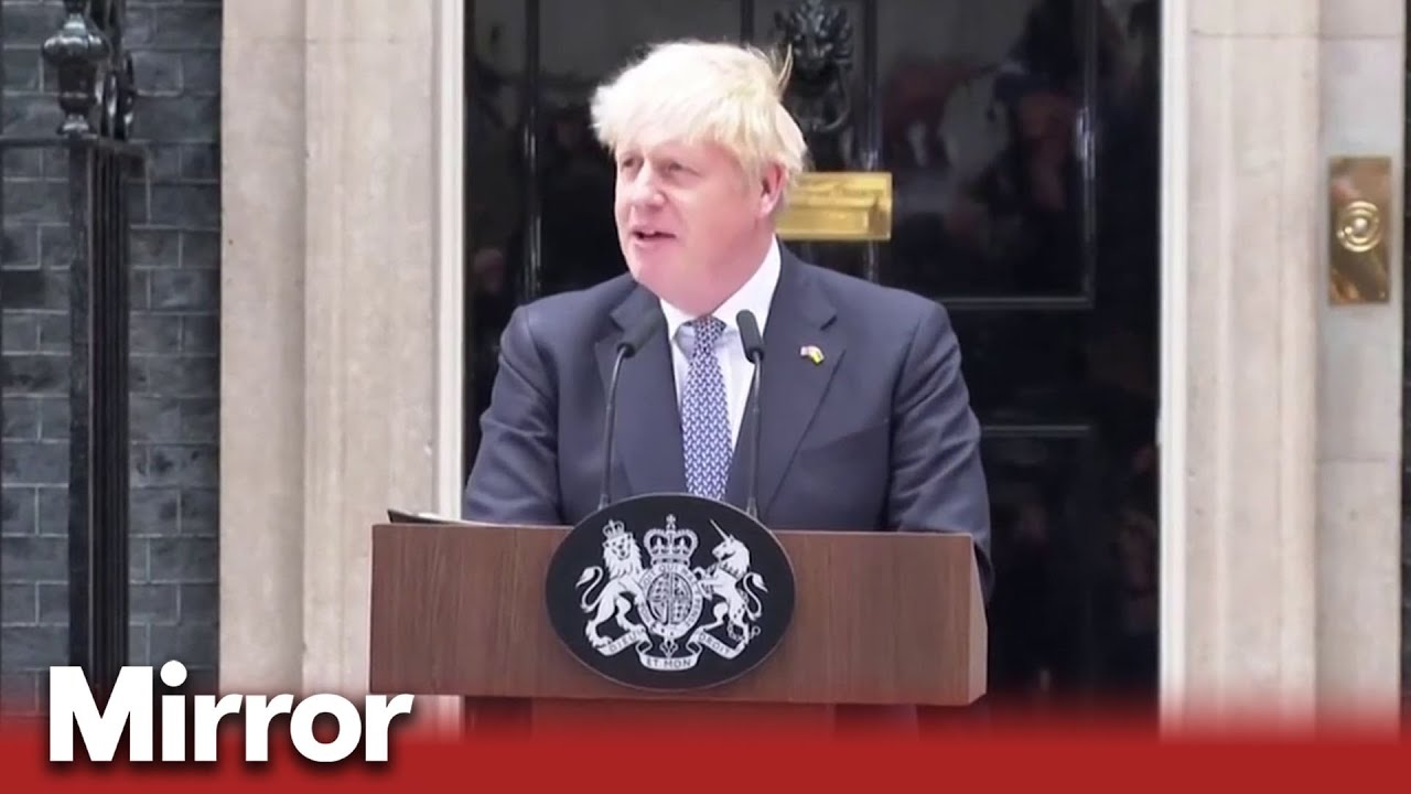 IN FULL: Boris Johnson delivers resignation speech outside 10 Downing Street