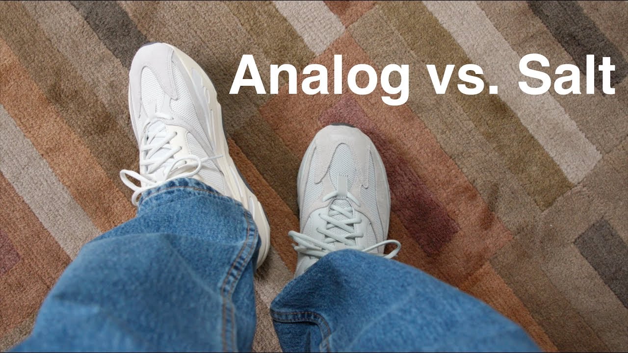 Yeezy 700 Analog vs. Salt