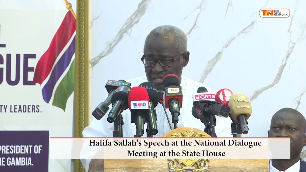 Halifa Sallah's Speech at the National Dialogue Meeting at the State House