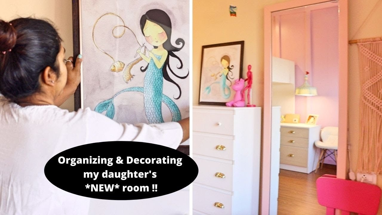 KID'S ROOM TOUR | Organizing & decorating my daughter’s *NEW* room | Restoring 40 year old cast iron