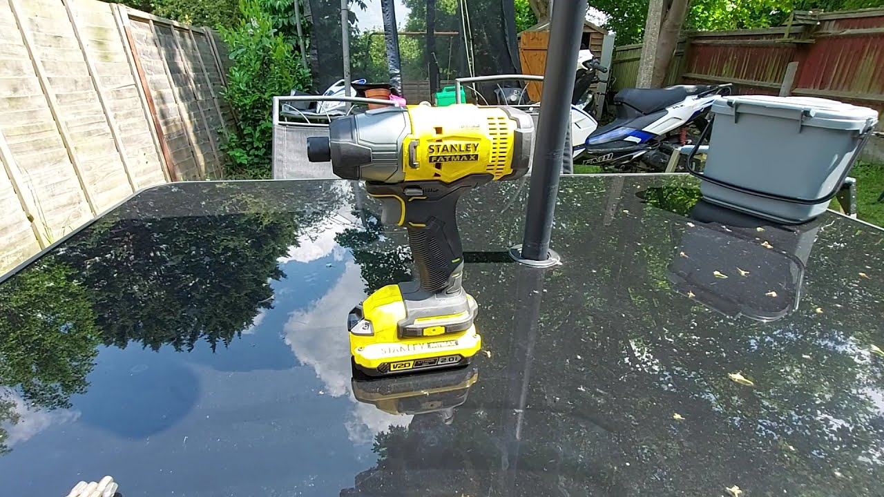 Few months later Stanley Fatmax V20 Hammer Drill and Impact Driver SFMCK465D2S
