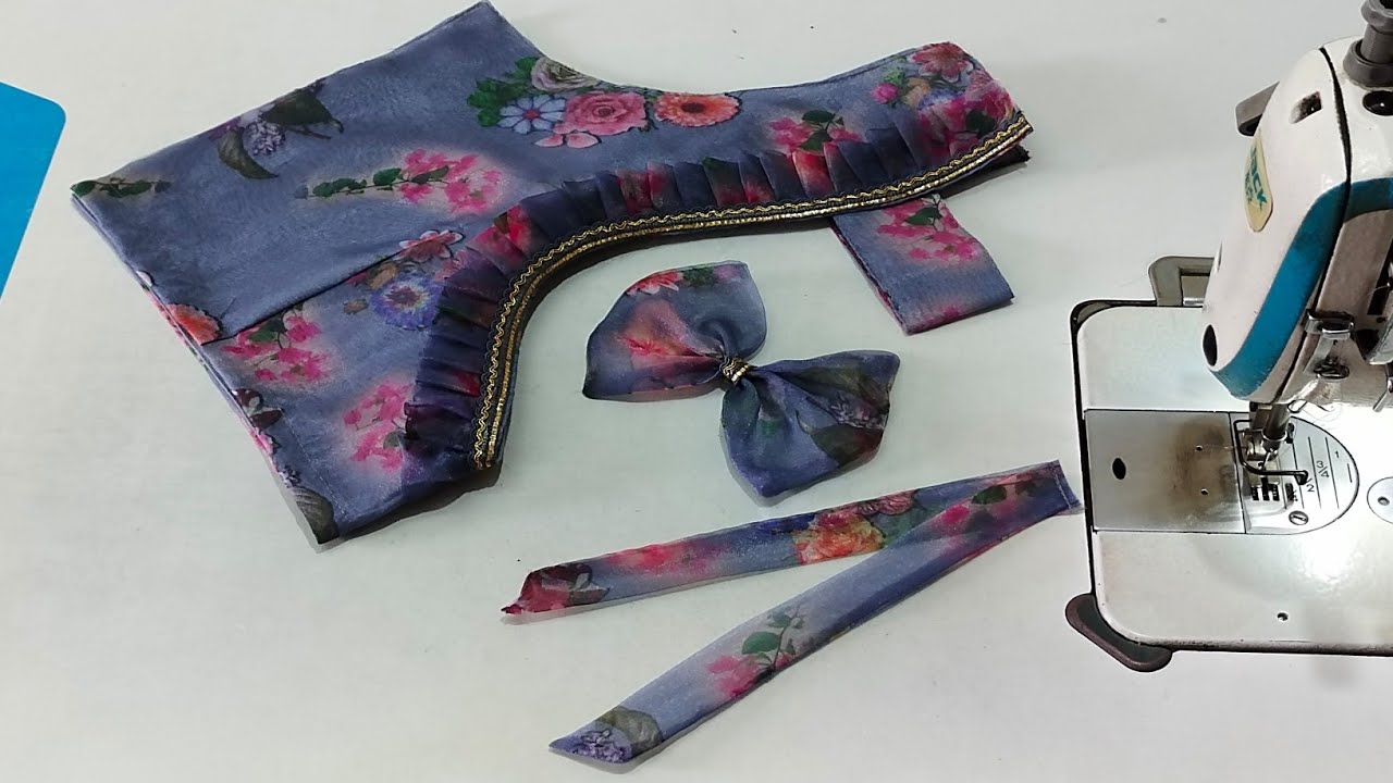Blouse Design | New Blouse Back Neck Design Cutting and stitching