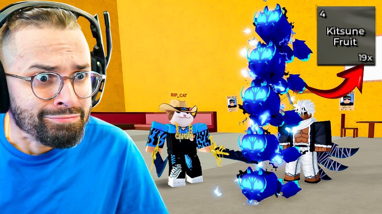 COM AJUDA DO ADM ELE LIBEROU TODOS ITENS RAROS DO BLOX FRUITS