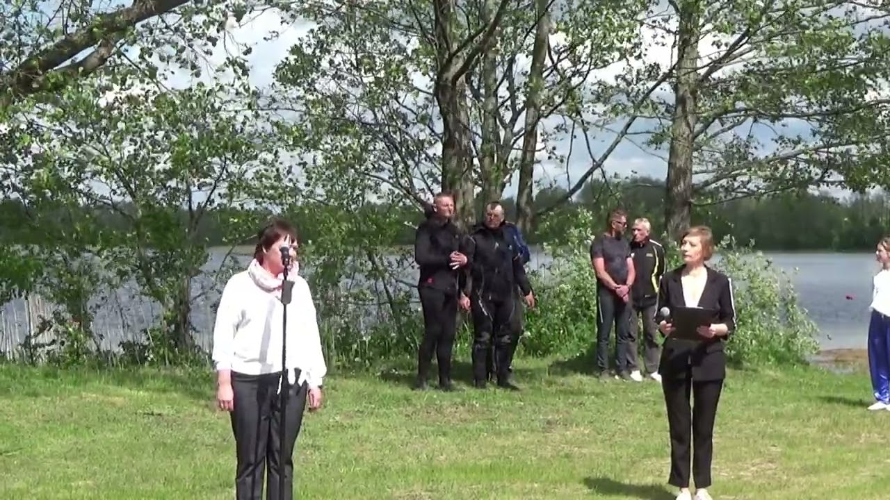 Открытие пляжа Видзы