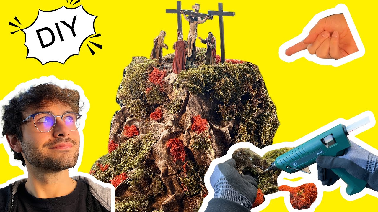 Presepe Pasquale: COME COSTRUIRE il monte GOLGOTA