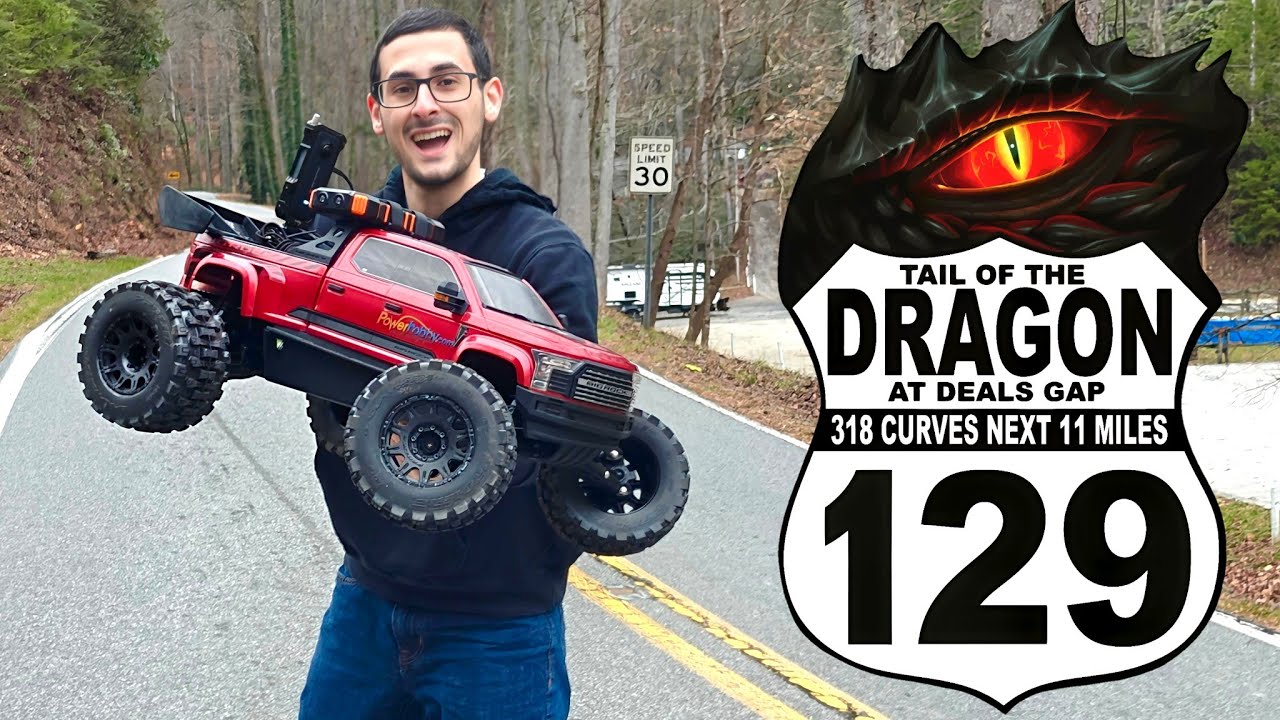 RC Car Vs Tail of the DRAGON / EXTREMELY DANGEROUS Road!