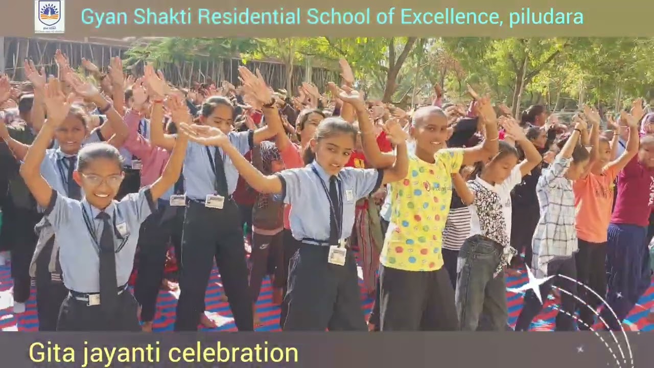 Gita jayanti celebration - 2024 ll Gyan Shakti Residential School of Excellence, piludara ll