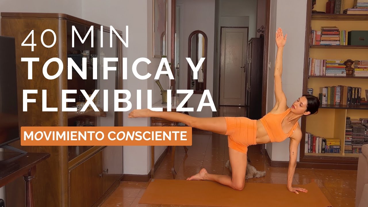 CLASE DE YOGA Y PILATES DE 40 MINUTOS | TONIFICA TODO EL CUERPO Y MEJORA TU FLEXIBILIDAD ❤️‍🔥
