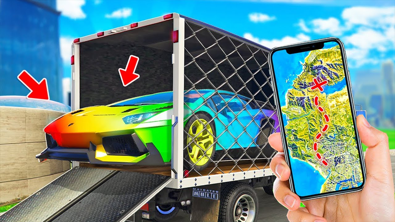 REGENBOGEN LAMBO gefunden in GTA 5! (Hide & Seek)