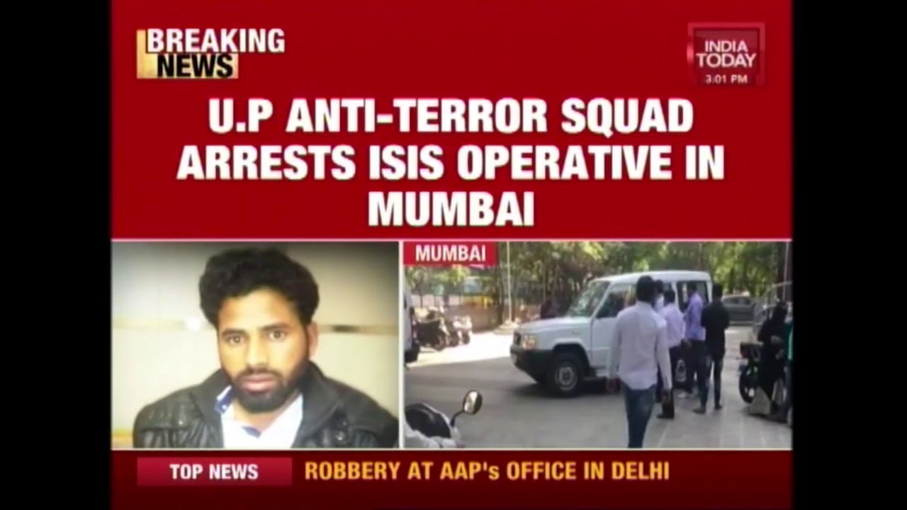 UP Anti-Terror Squad Arrests ISIS Operative In Mumbai