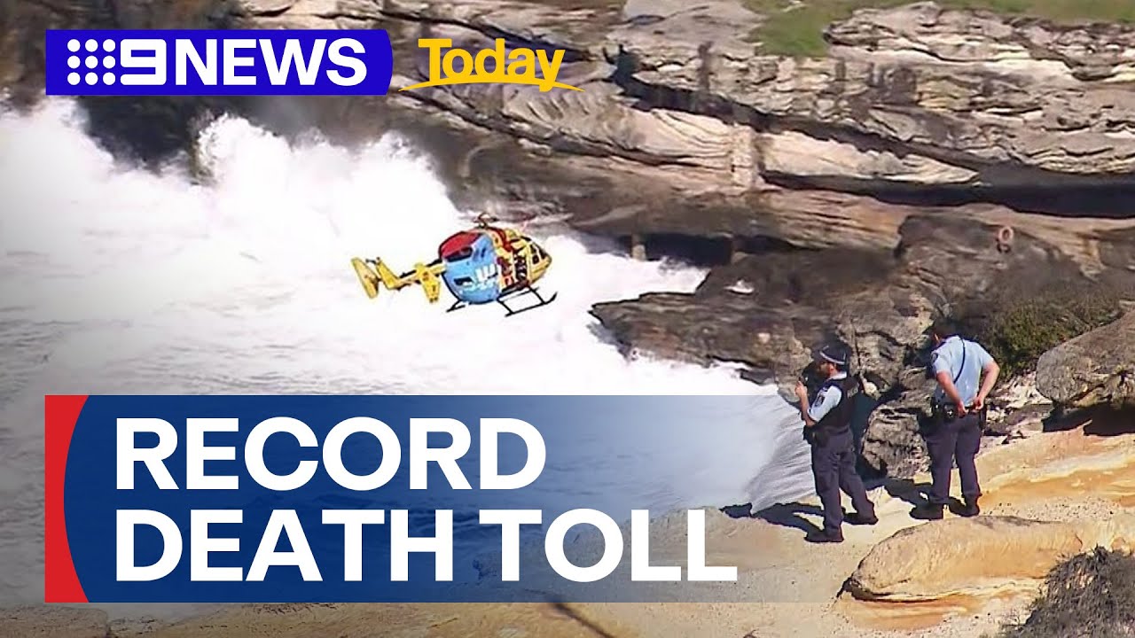 'Devastating' record-breaking NSW Easter drowning toll | 9 News Australia