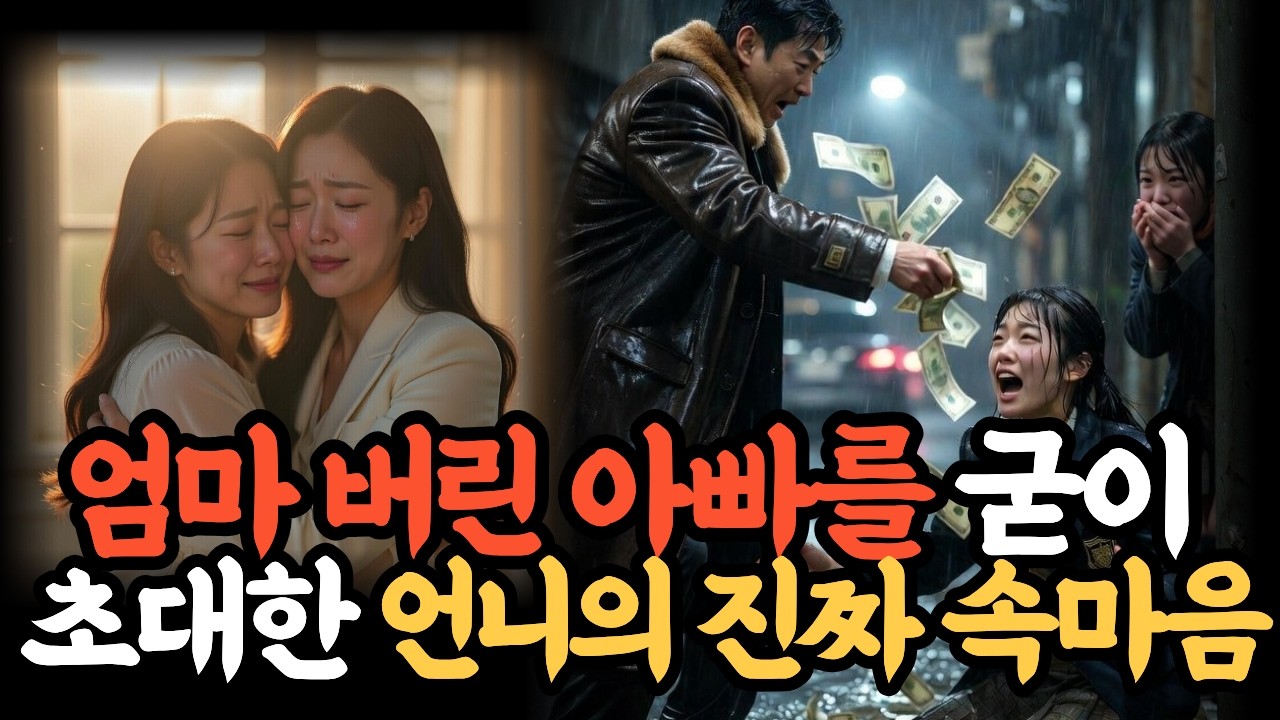 엄마 버린 아빠를 굳이 초대한 언니의 진짜 속마음 #드라마