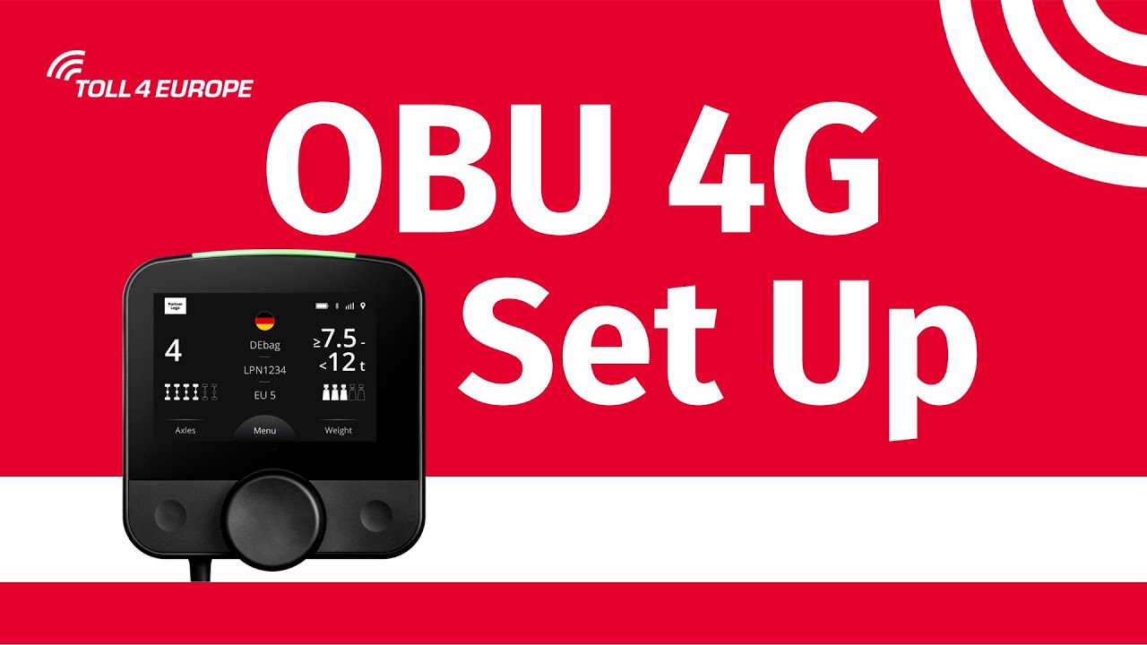 1/6 RECIVA| Uso del OBU 4G Toll4Europe &ndash; Set Up del dispositivo