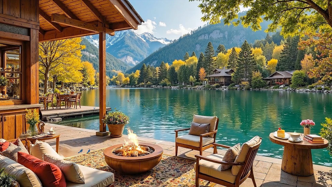 Smooth Jazz Instrumental Music ☕ Cozy Coffee Shop Ambience For Relaxtion
