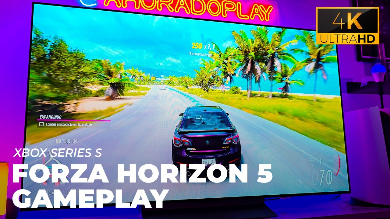 FORZA HORIZON 5 em 2026 no XBOX SERIES S + LG OLED C3 (4K 60 FPS HDR)