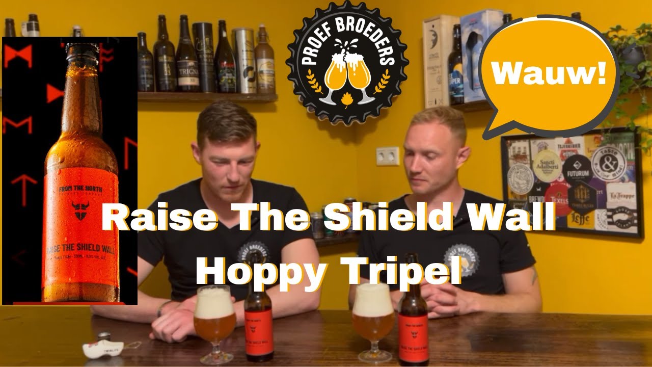 Bier review nr. 57 | Raise the shield wall | Hoppy Tripel | Brouwerij From the North Brewing