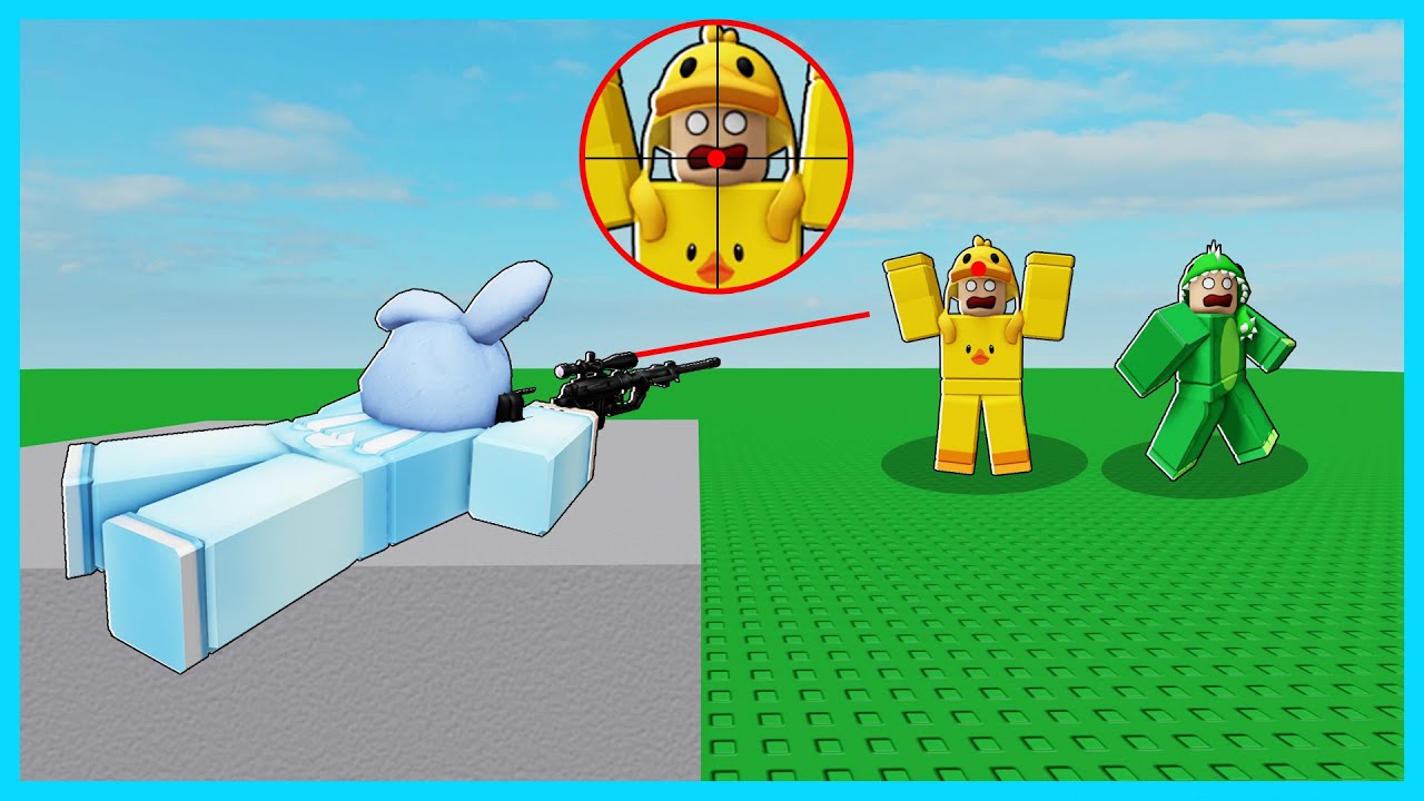 MIPAN & ZUZUZU Menjadi Sniper Dan Menembak Temannya! ROBLOX