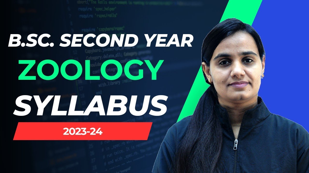 B.Sc. Second Year Syllabus 2023-24 | Zoology Syllabus| #bsc