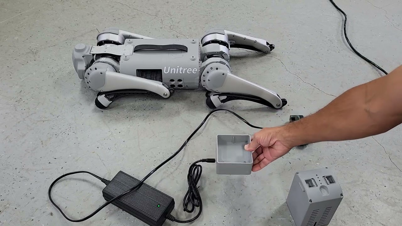 Unitree Go1 Battery Installation