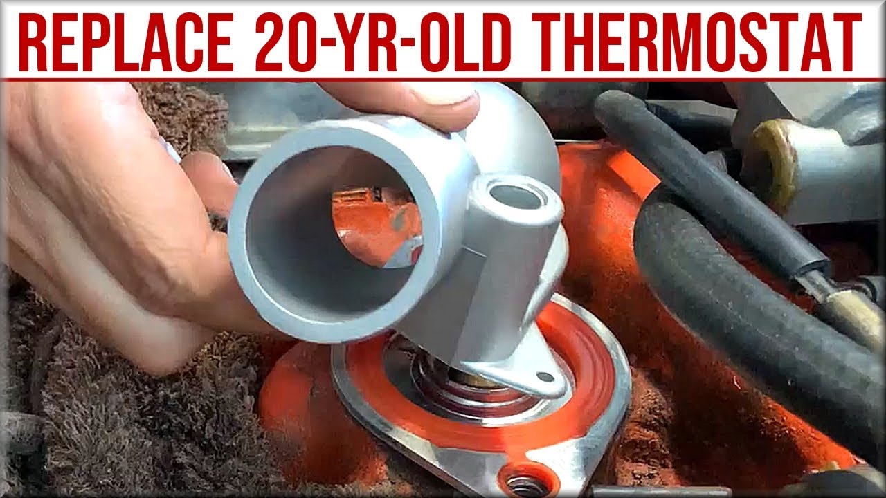 Новый термостат и прокладка. УТЕЧЕК БОЛЬШЕ НЕТ!