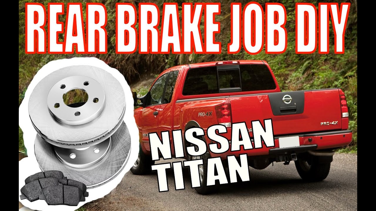 HOW TO: Replace Rear Brakes on a Nissan Titan & How To Replace Rotors on a Nissan Titan Truck DIY EZ