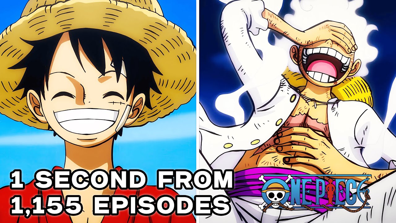1 Second From 1155 Episodes of One Piece