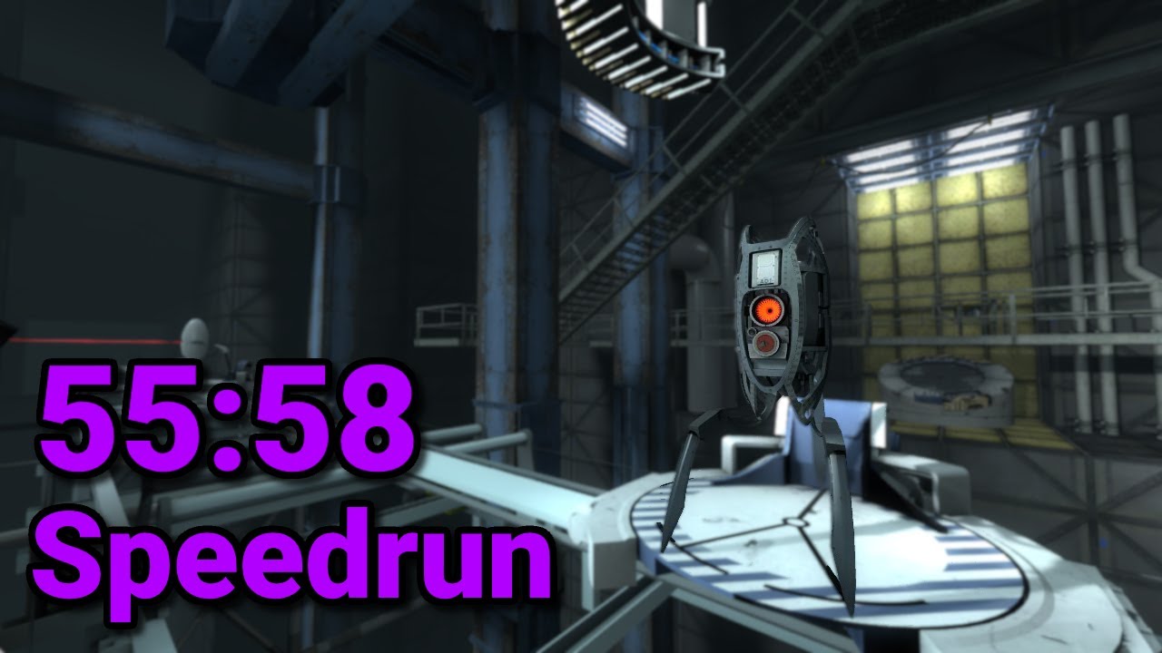 Portal 2 Speedrun in 55:58