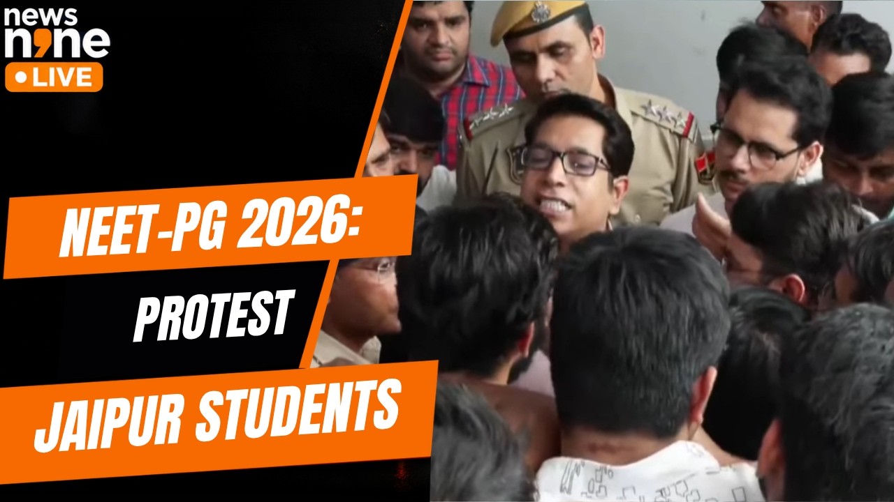 NEET-PG 2026: Candidates Protest In Jaipur, Allege Exam Disruptions | Rajasthan | News9