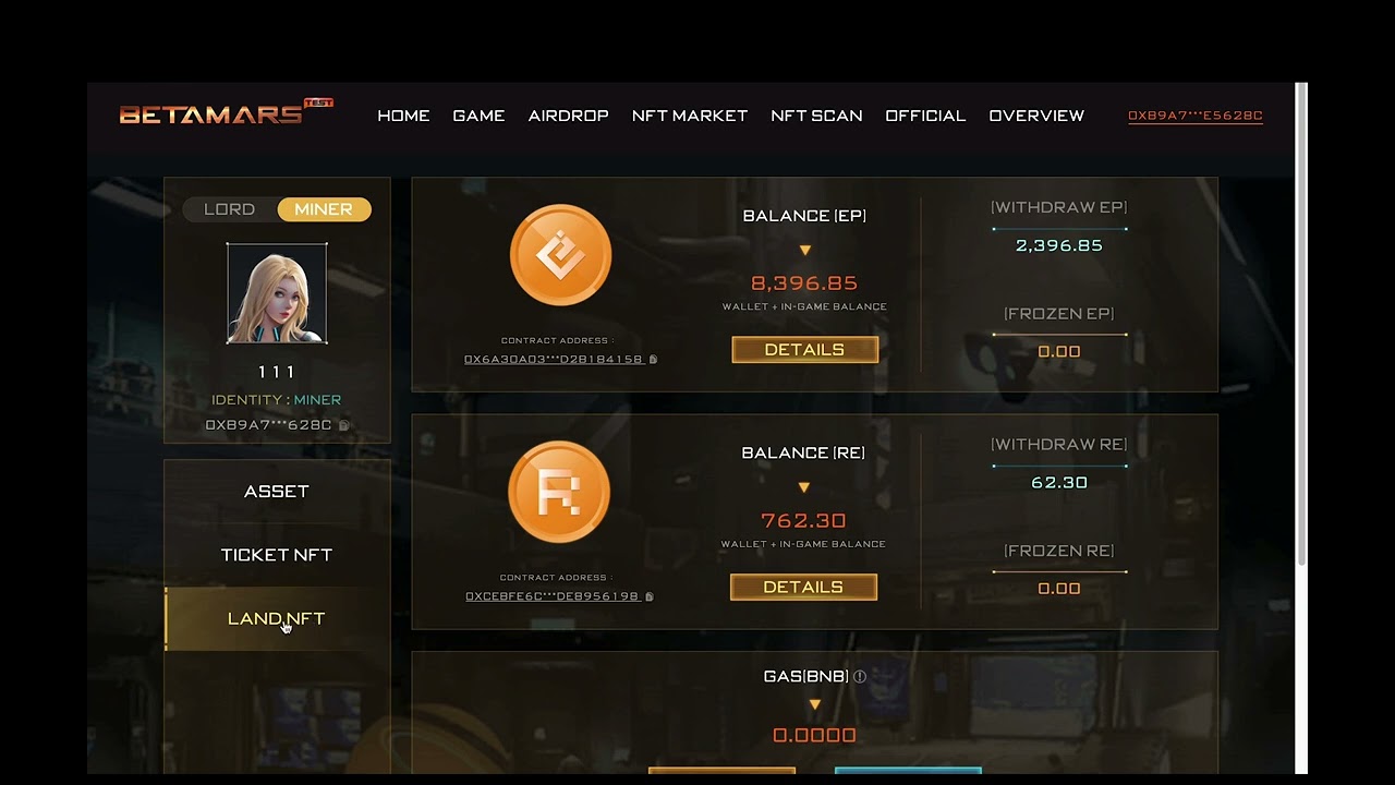 #BetaMars video tutorial- Lord - Claim and stake Land NFT