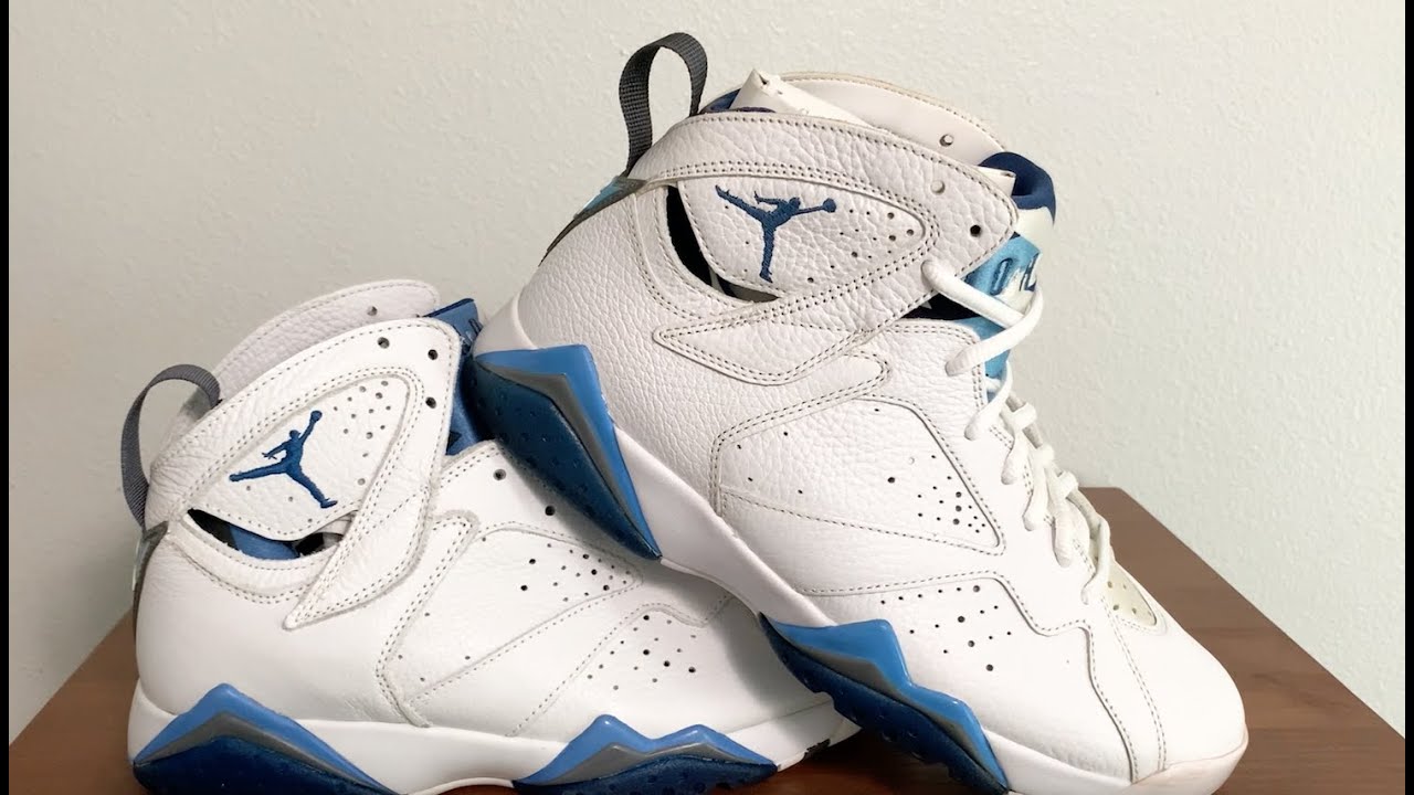 Jordan 7 Retro French Blue 2015 vs 2002 Comparison Review