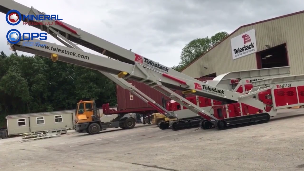 Telestack HF 10T Tracked Mobile Hopper Feeder