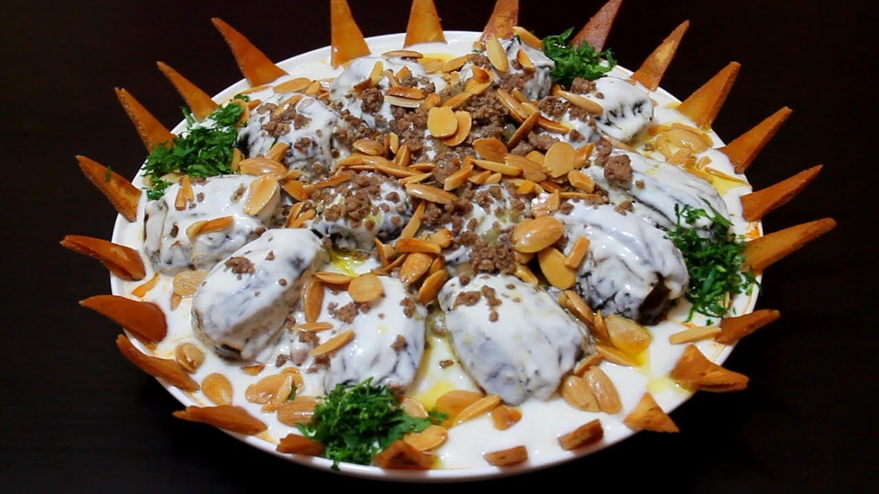 فتة المكدوس على طريقتي