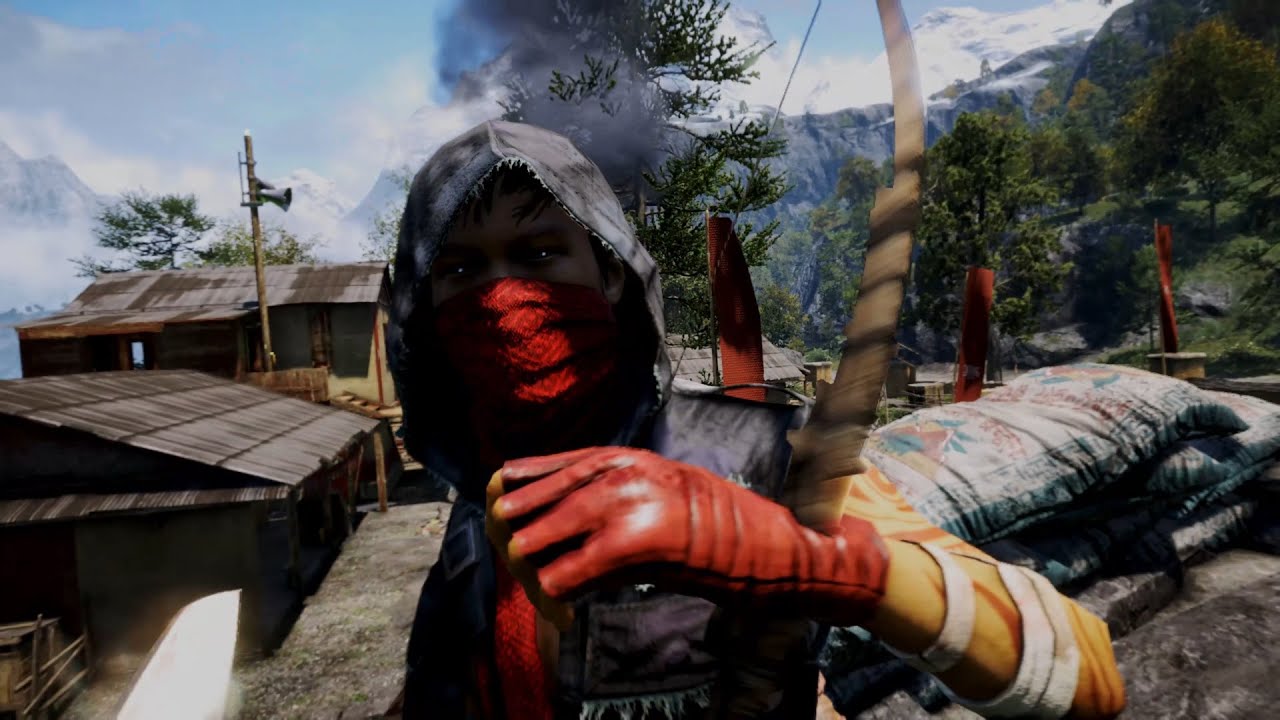 Far Cry 4 - Stealth Outpost Liberation (Knife only) 4k/60Fps
