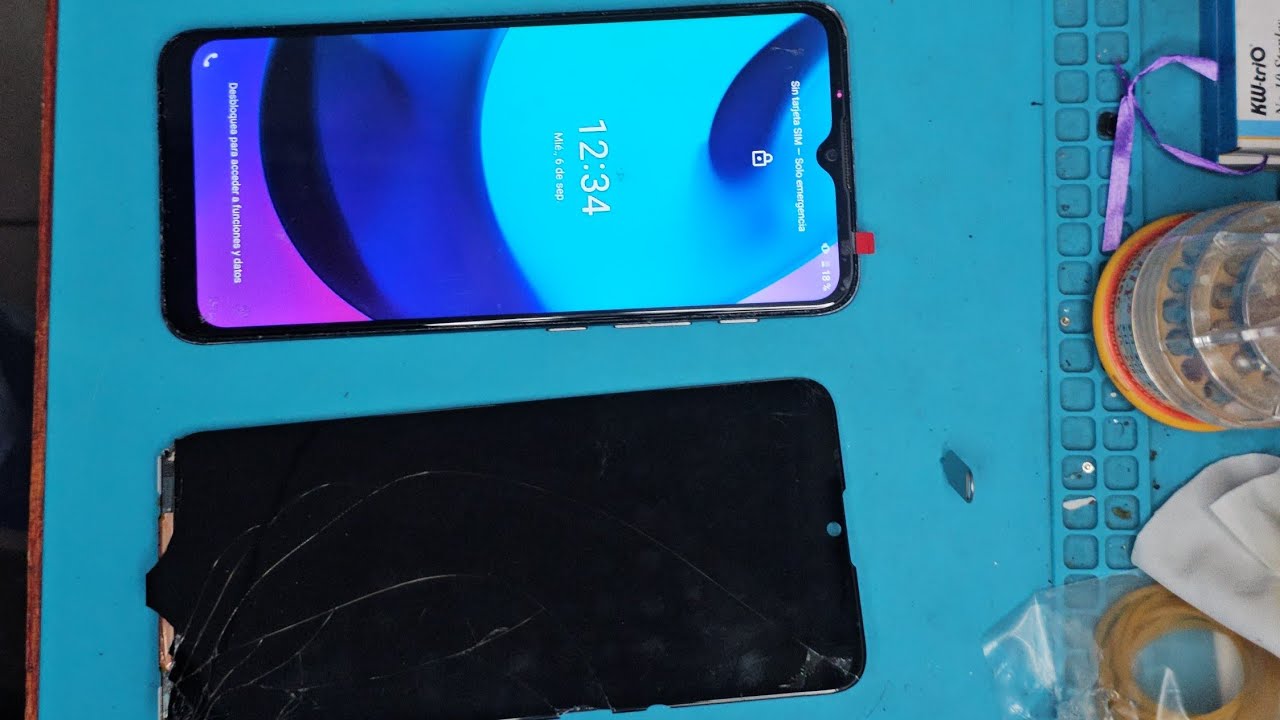 ¿Como Cambiar la PANTALLA de un MOTOROLA E20? / Cambio de pantalla Motorola E20