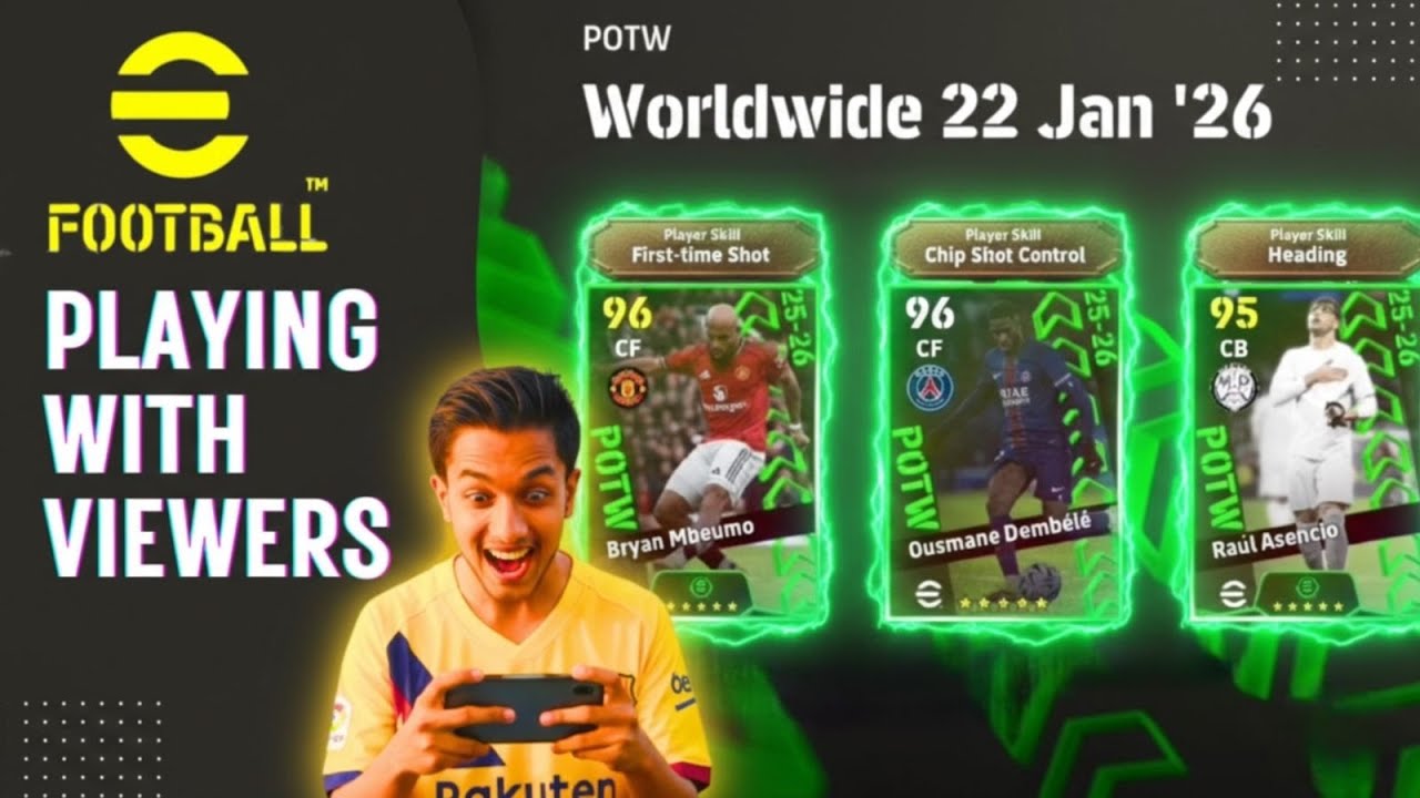 eFootball 2026 Live Stream | Viewer 1v1 Matches & Co-Op Play