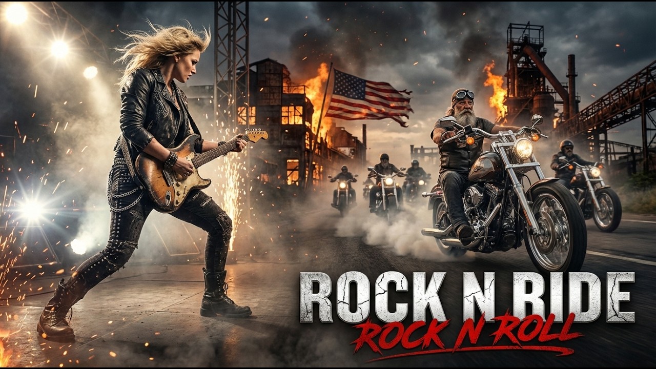 Best Music Rock N Roll 🎸 Rock N Ride 🔥 Steel Horses | Rock N’ Roll Biker Roadtrip