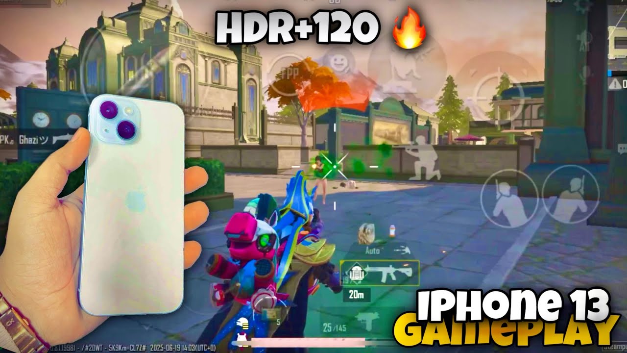 iPhone 13 Pubg Test in 2025 🔥 HDR+60fps Livik Gameplay ☠️ || Op Hassan YT