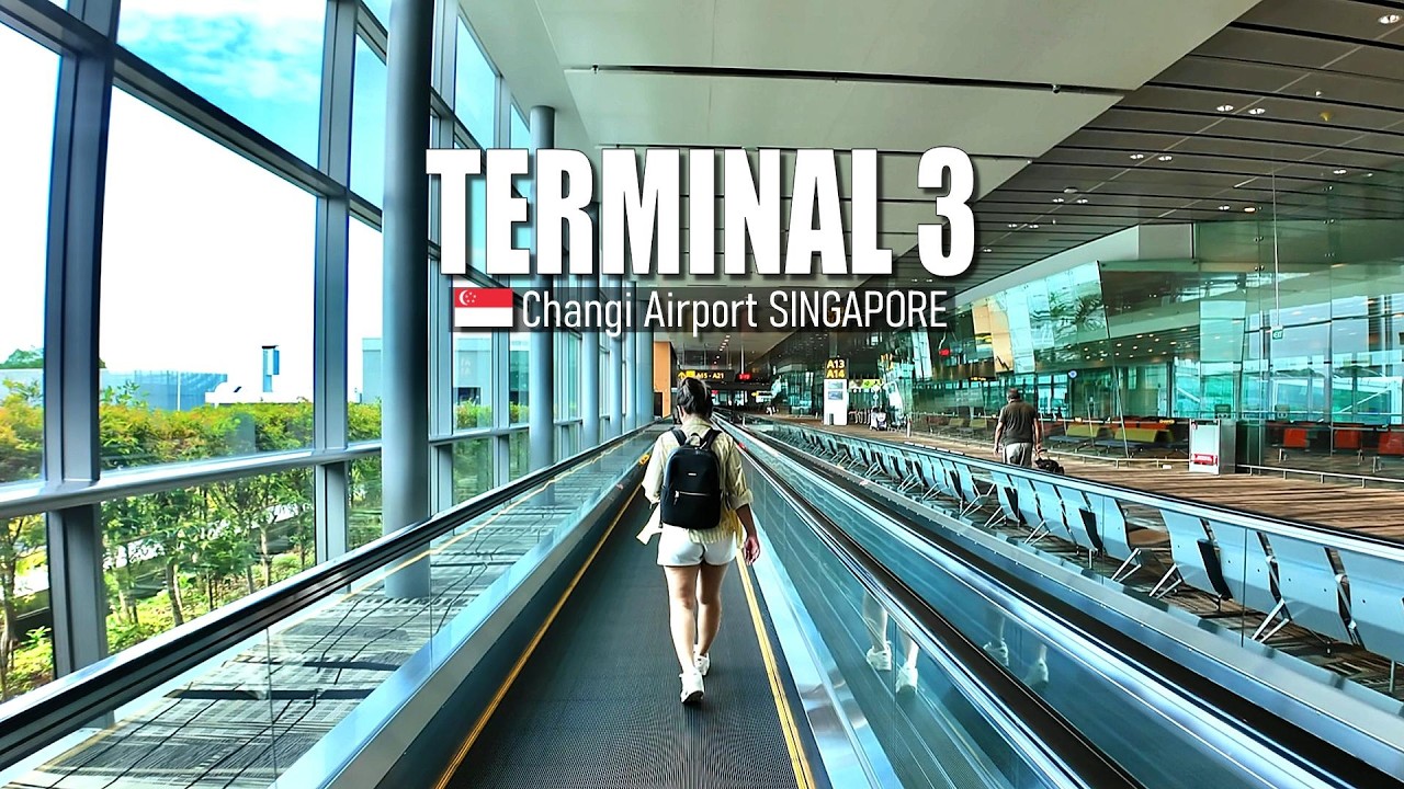 Changi Airport Terminal 3 - 2025 World’s Best Airport - Singapore 🇸🇬 - Transit Walking Tour [4K]