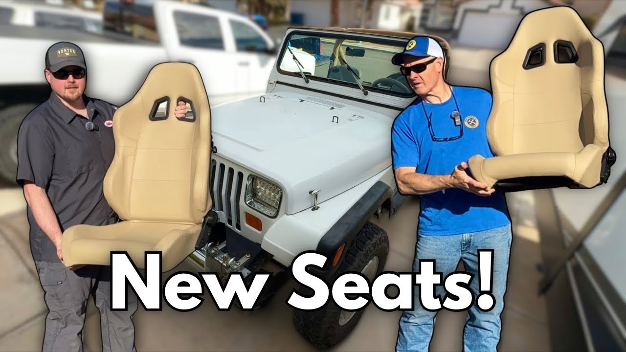 Fixing My Dad’s Jeep- Part 1 New Seats, Carpet Delete 1990 Jeep Wrangler YJ