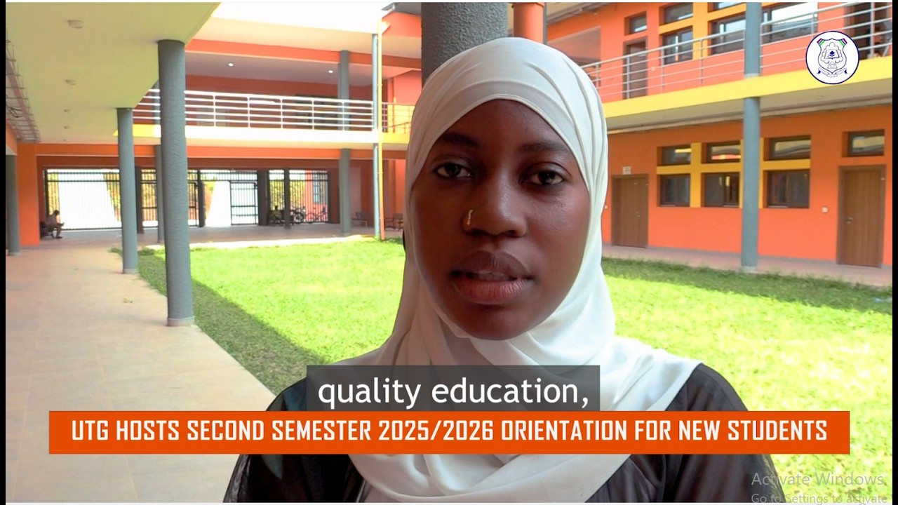 UTG Welcomes New Students | 2nd Semester, 2025/26 Orientation