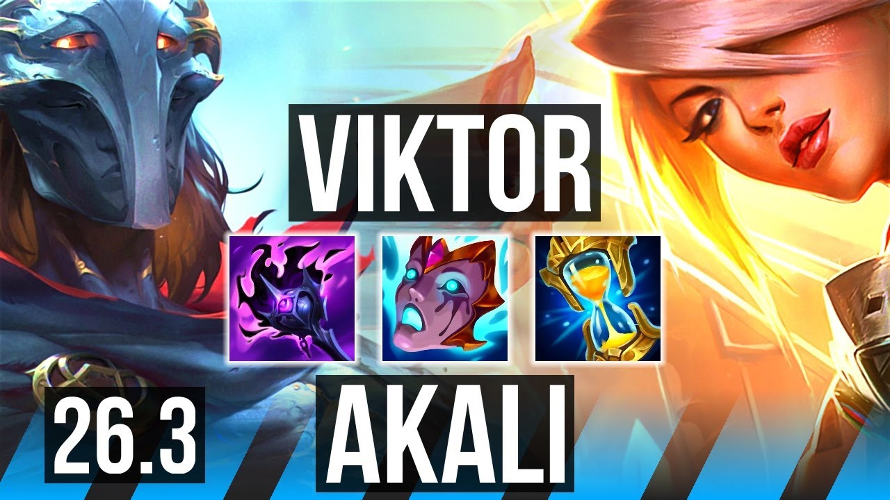 VIKTOR vs AKALI (MID) | KR Master | 26.3